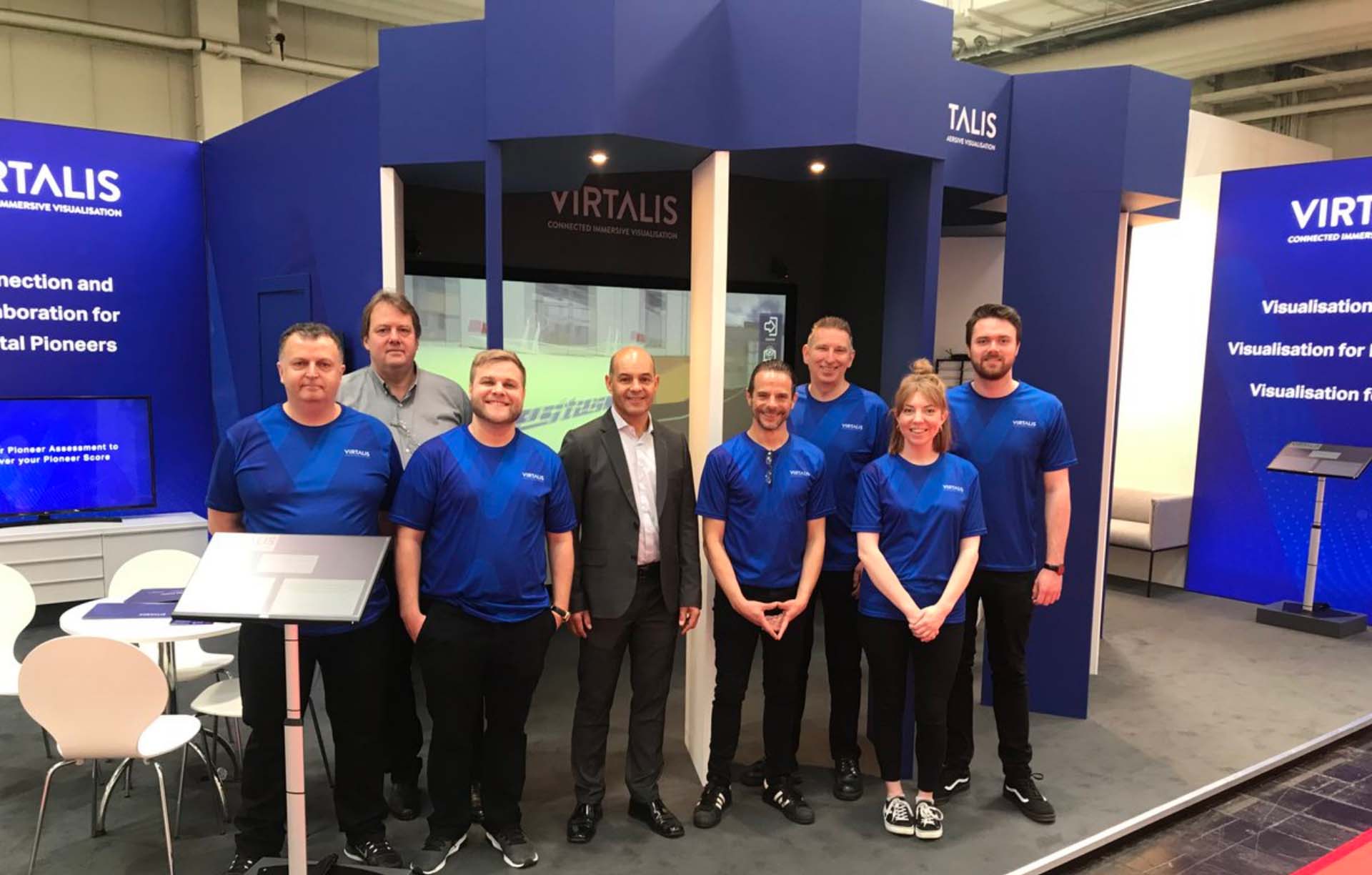 Virtalis Exhibitions Stand Hannover 2019 - Get New Technology First!