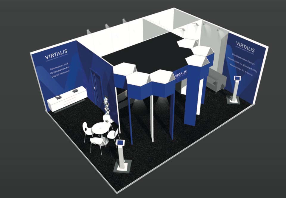 Virtalis Exhibitions Stand Hannover 2019 - Design & Build
